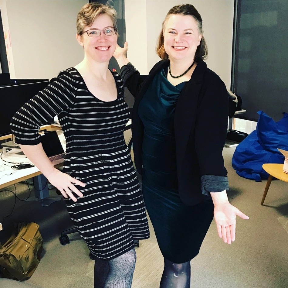 Erica Firment and Lisa Dusseault Erica Firment and Lisa Dusseault